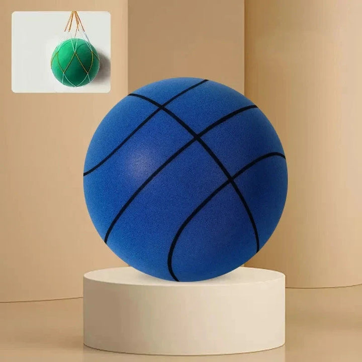 Blå tyst basketboll i skum för inomhusbruk