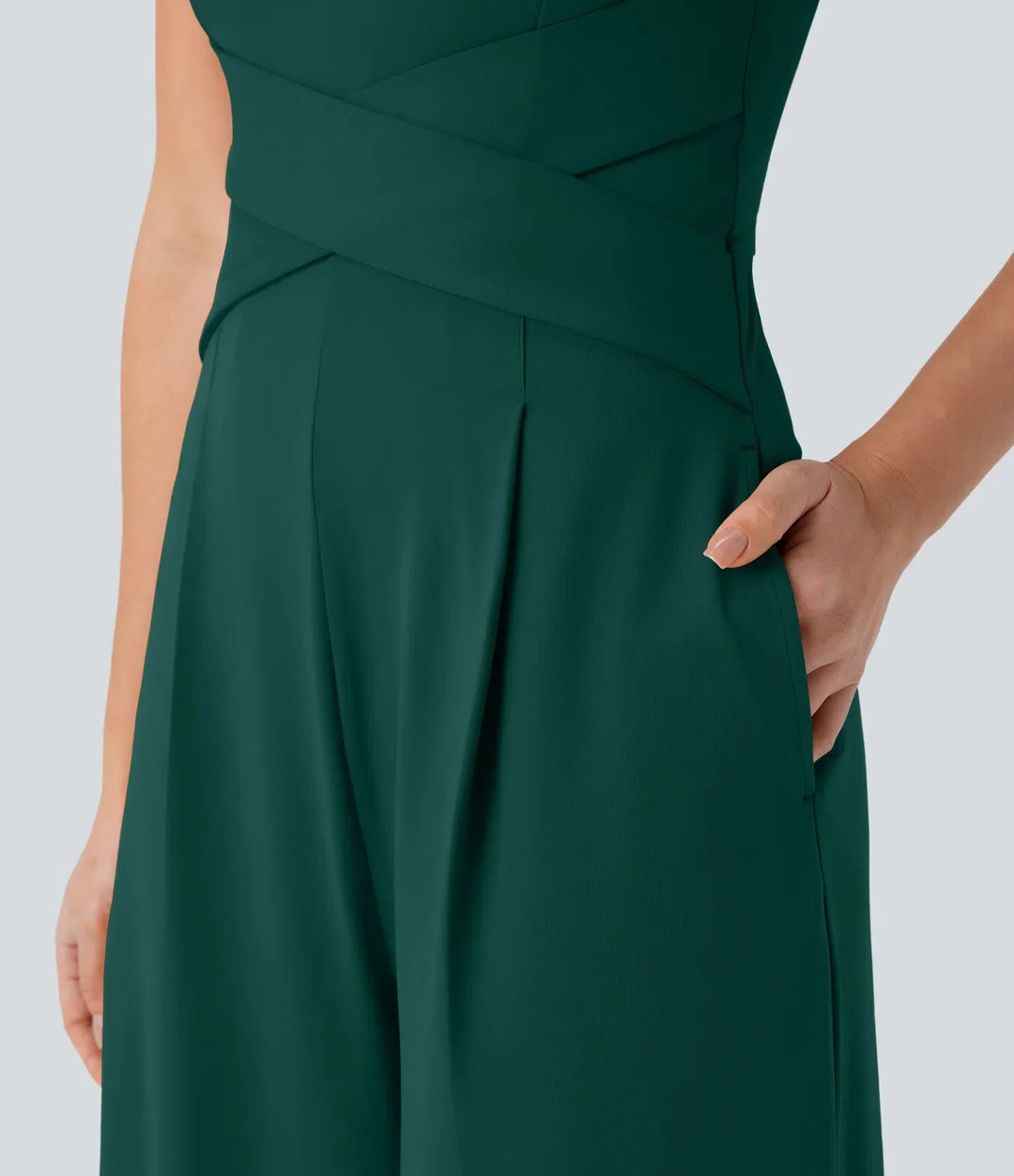 Bekväm damkläder jumpsuit utan ärmar för vardagsmode och fest
