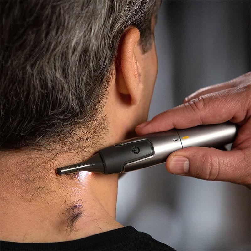 Vårdprodukter inklusive precisionstrimmer och extra klipphuvuden