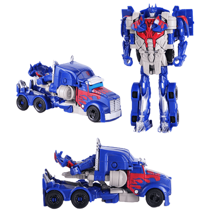 Transformering robotbil för barn som förvandlar fordon till actionfigur