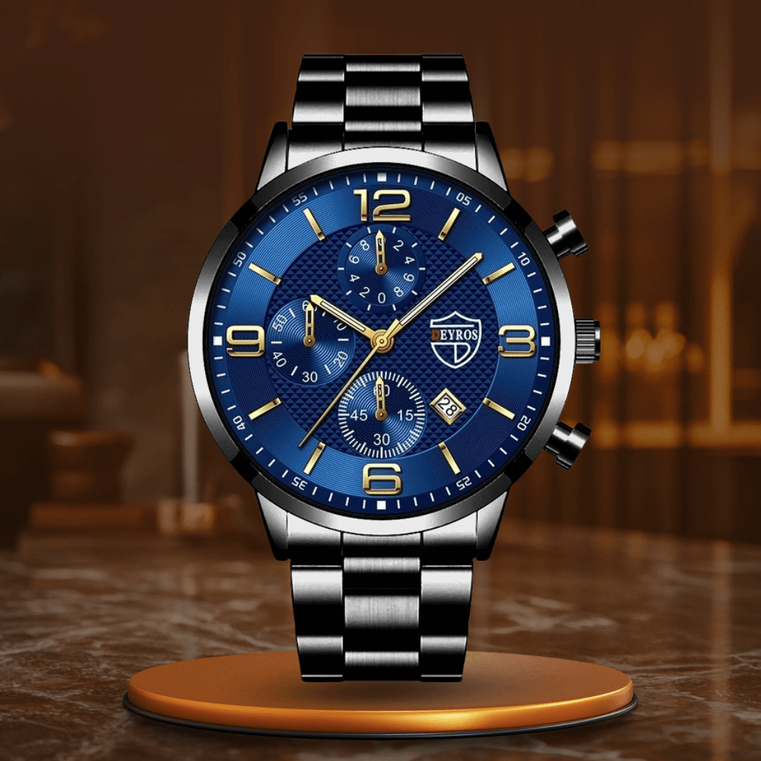 Elegant Klocka med Rem