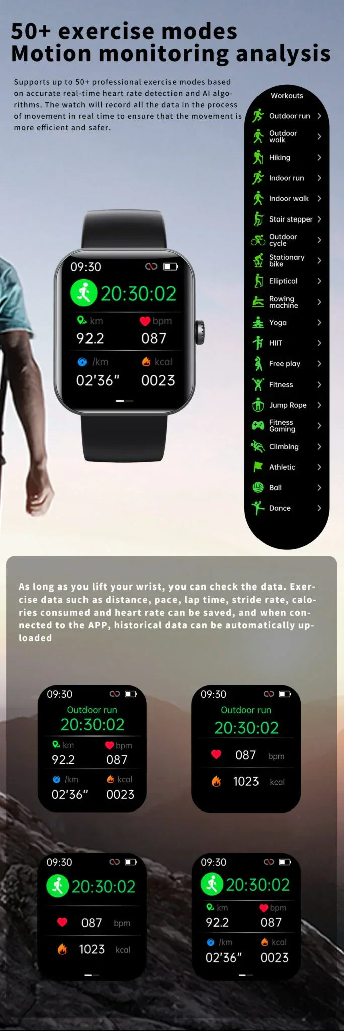 Svart smartwatch i förpackning redo att ges bort
