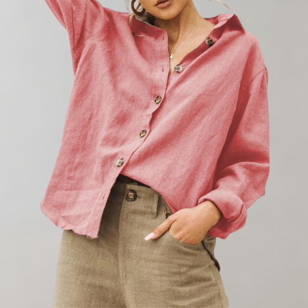Oversized damtopp i retrostil som passar till vardags