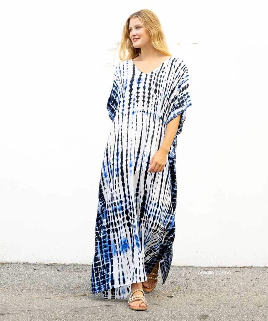 Ornella Kaftan - Lös, avslappnad kaftan för dam