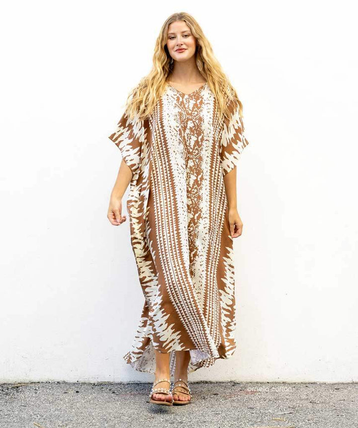 Ornella Kaftan - Lös, avslappnad kaftan för dam