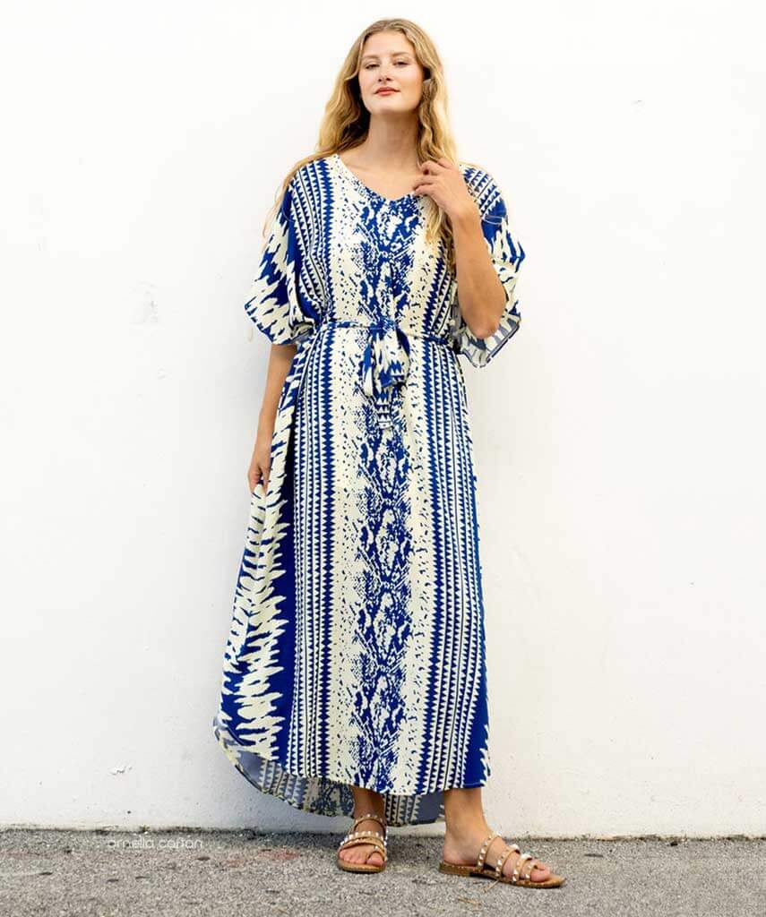 Ornella Kaftan - Lös, avslappnad kaftan för dam