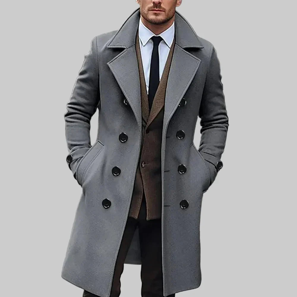 Klassisk herrkappa med skräddarsydd passform för stil och elegans