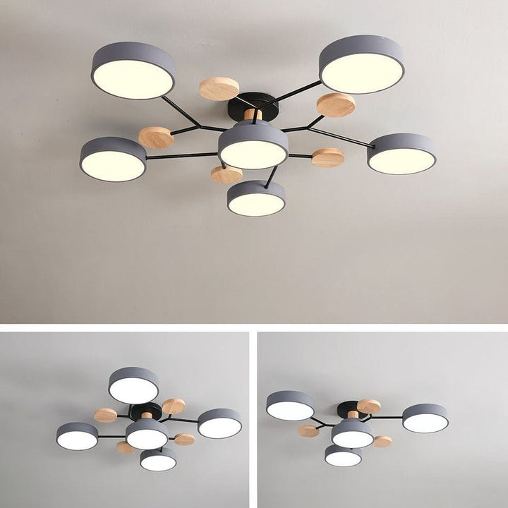Stilfull LED-taklampa för nordisk heminredning