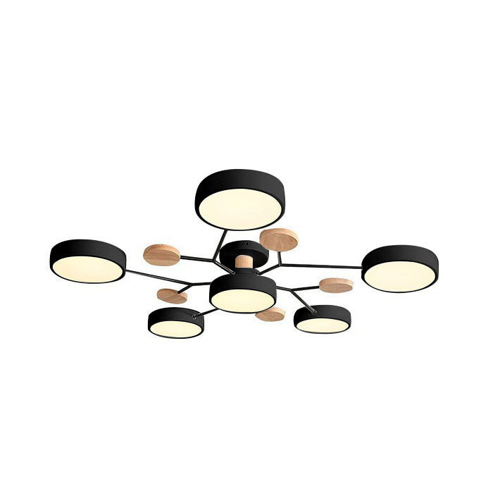 Modern design möter funktion i denna taklampa