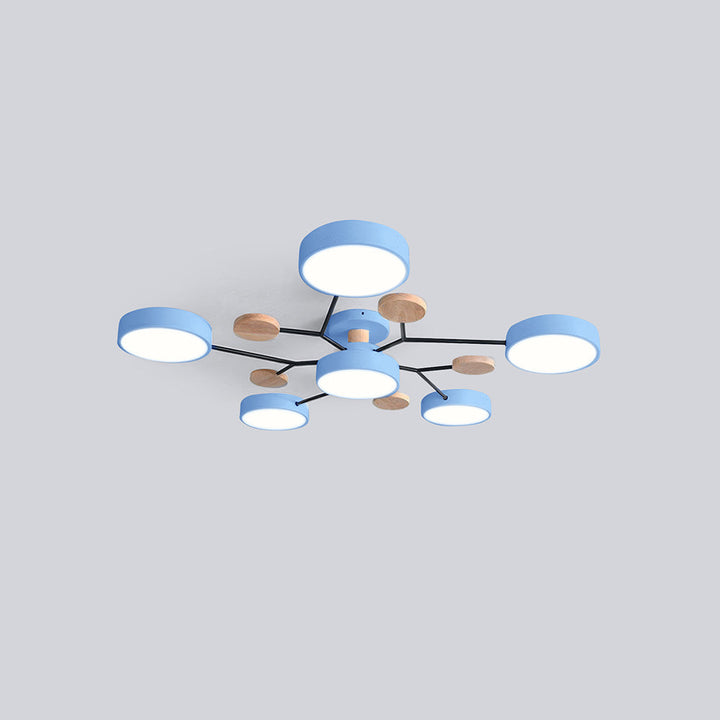 Stilren LED-taklampa med tunn profil