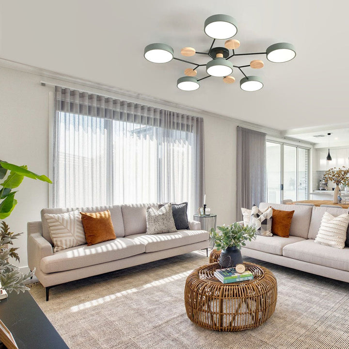 Stilfull och modern LED-lampa för tak