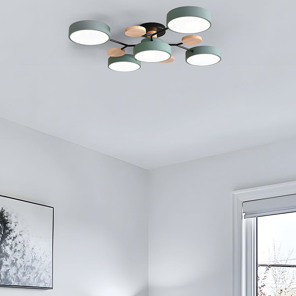Praktisk och vacker LED-lampa för tak