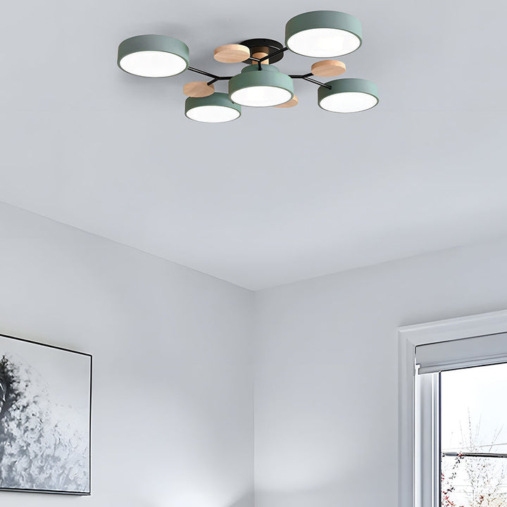 Praktisk och vacker LED-lampa för tak