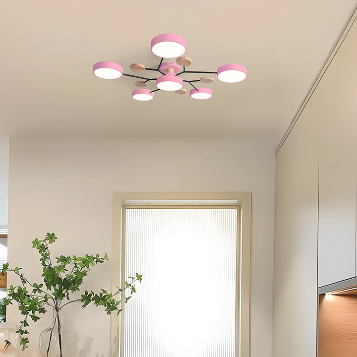 Smart och energisnål LED taklampa för vardagsrum