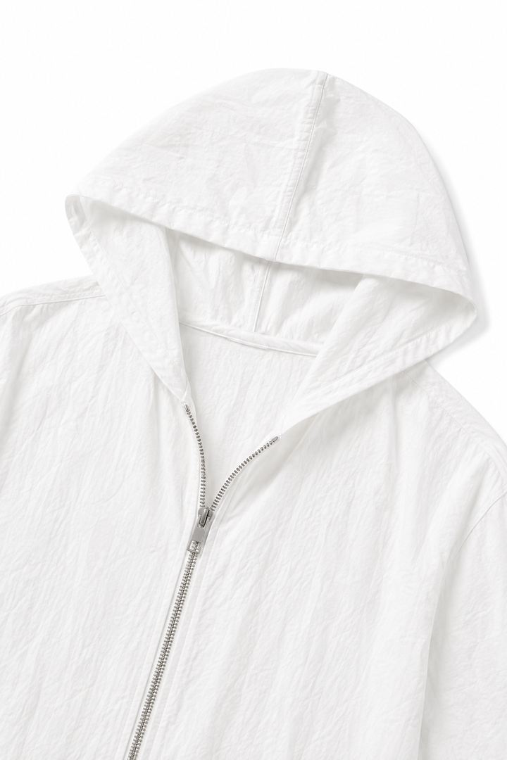 Vit tröja med huva från mjukt loungewear set för dam