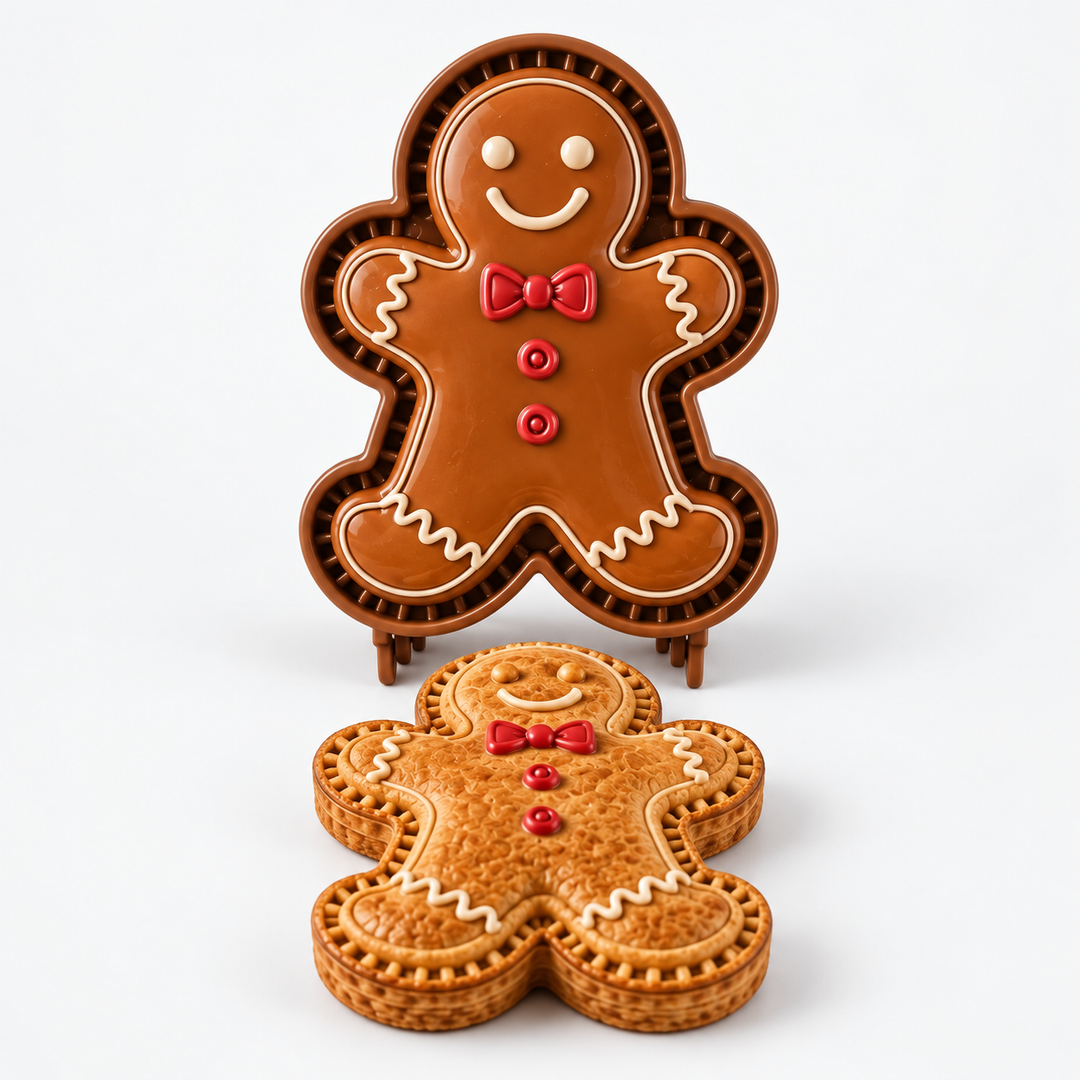 Fina detaljer på julform för professionella julkakor
