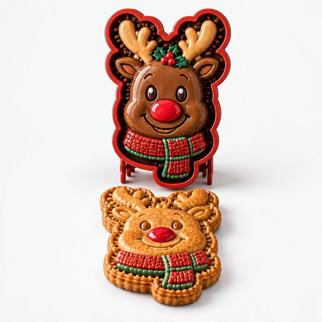 Perfekta julkakor skapade med Santa Press redskap
