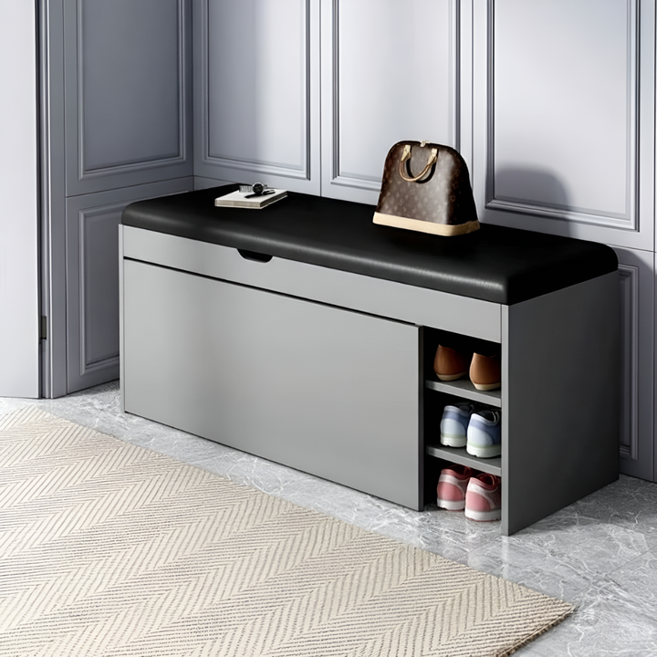 Hallmöbel med sittbänk och skoskåp i modern design