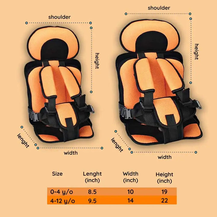 Modernt resesäte och barnsäte för trygga bilfärder med familjen