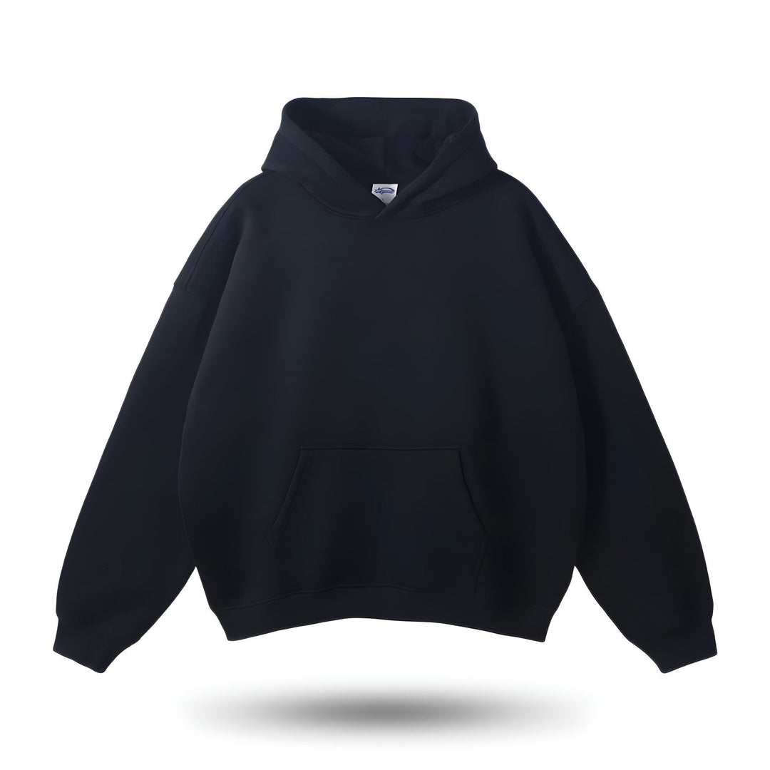 Onyx Svart Signature Fit Huvtröja framifrån