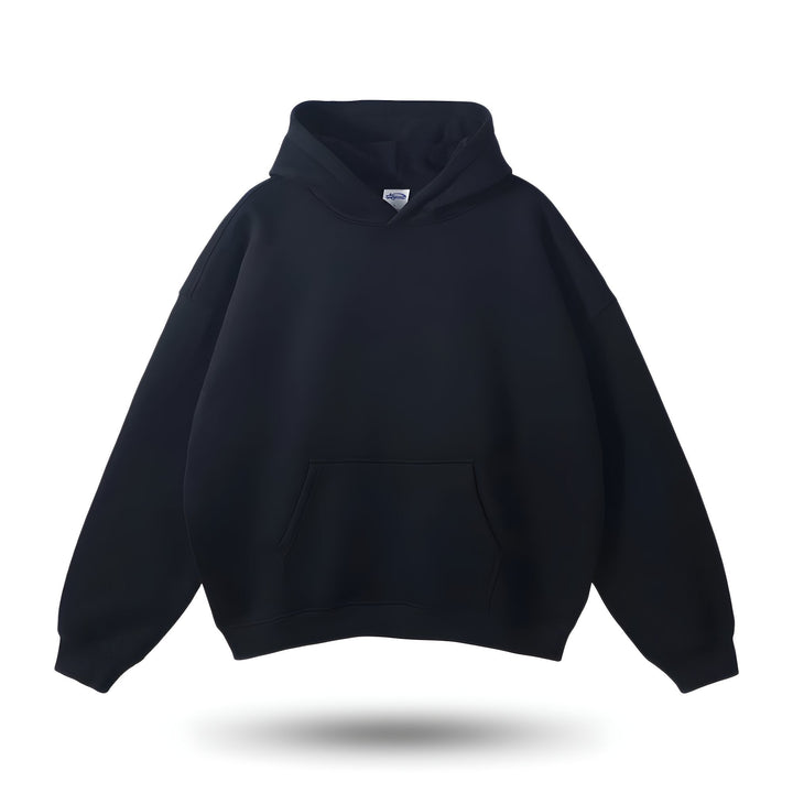Onyx Svart Signature Fit Huvtröja framifrån