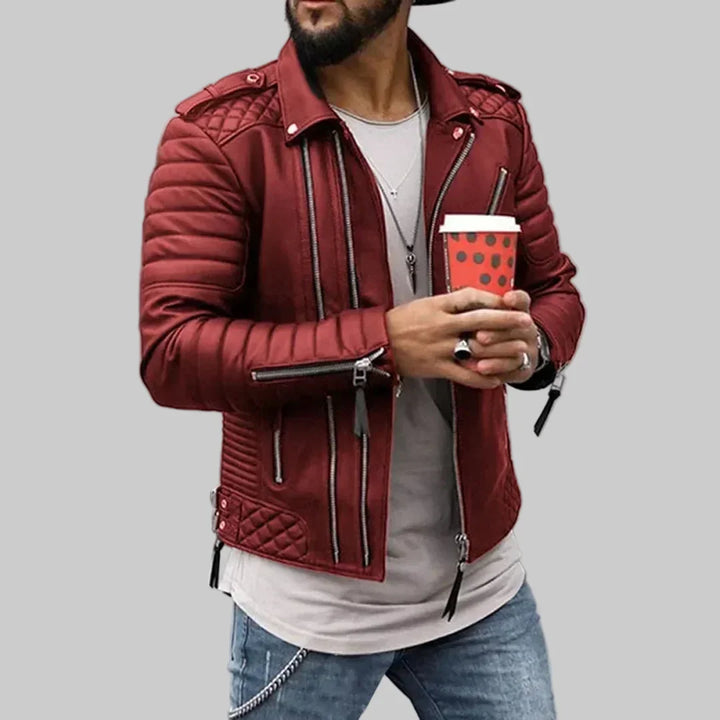 Svart herrjacka i klassisk design, framifrån för herrmode