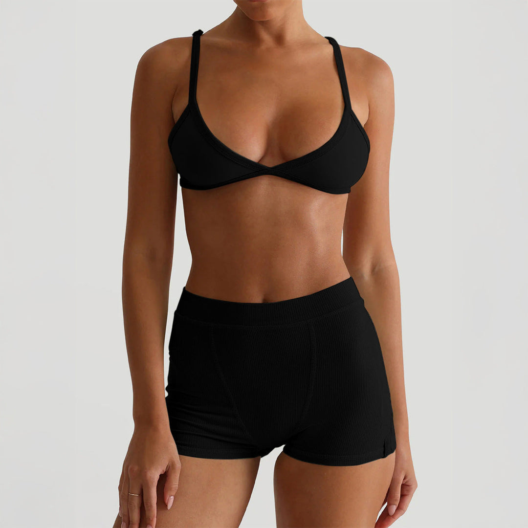 Smidigt yoga set och activewear för fitness och träning i snygg passform
