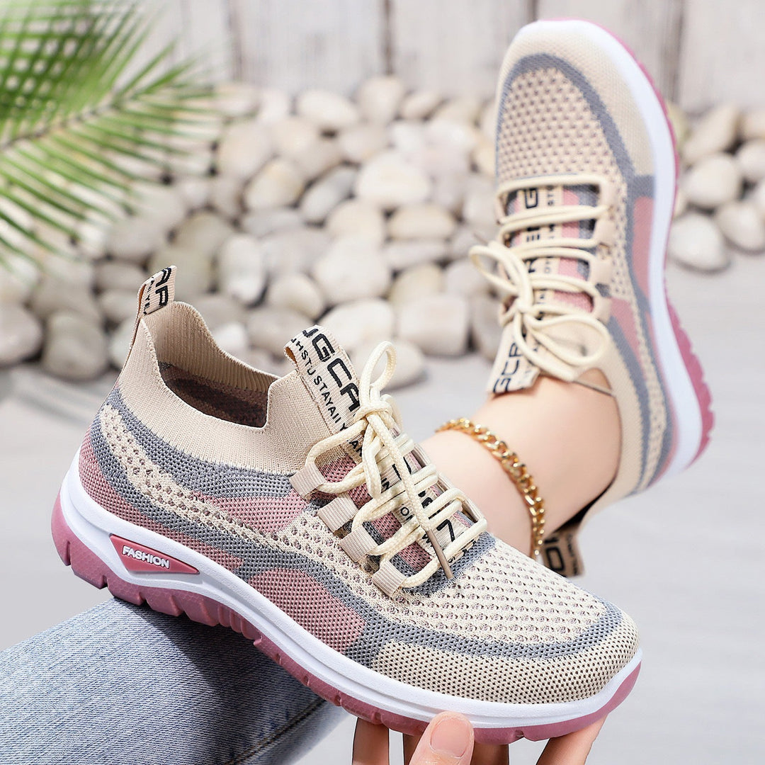 Dam Delphine ortopediska sneakers i stilren färg för aktiva vardagsdagar