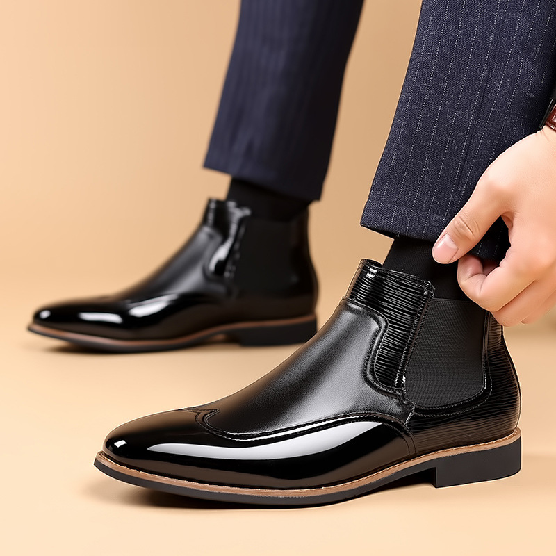 Moderna chelsea boots för män i tidlös design och hög kvalitet