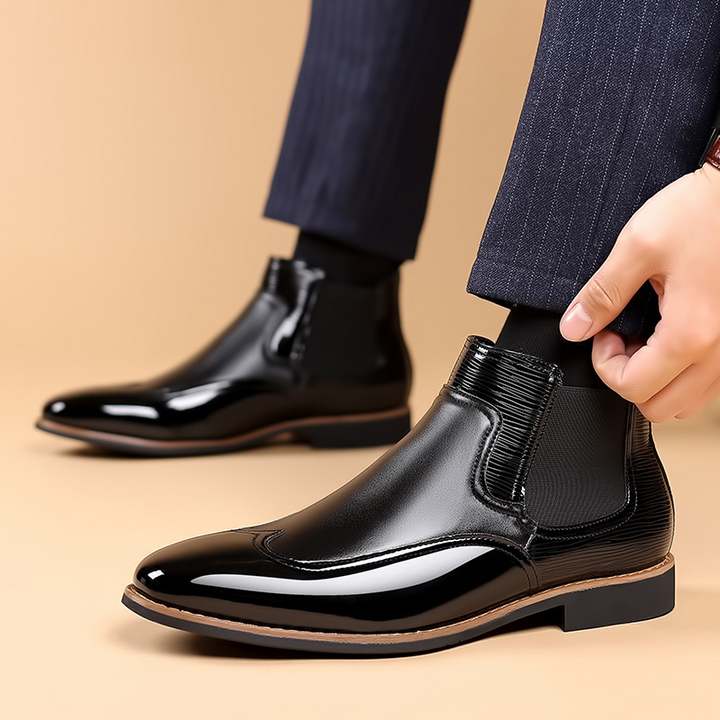 Moderna chelsea boots för män i tidlös design och hög kvalitet