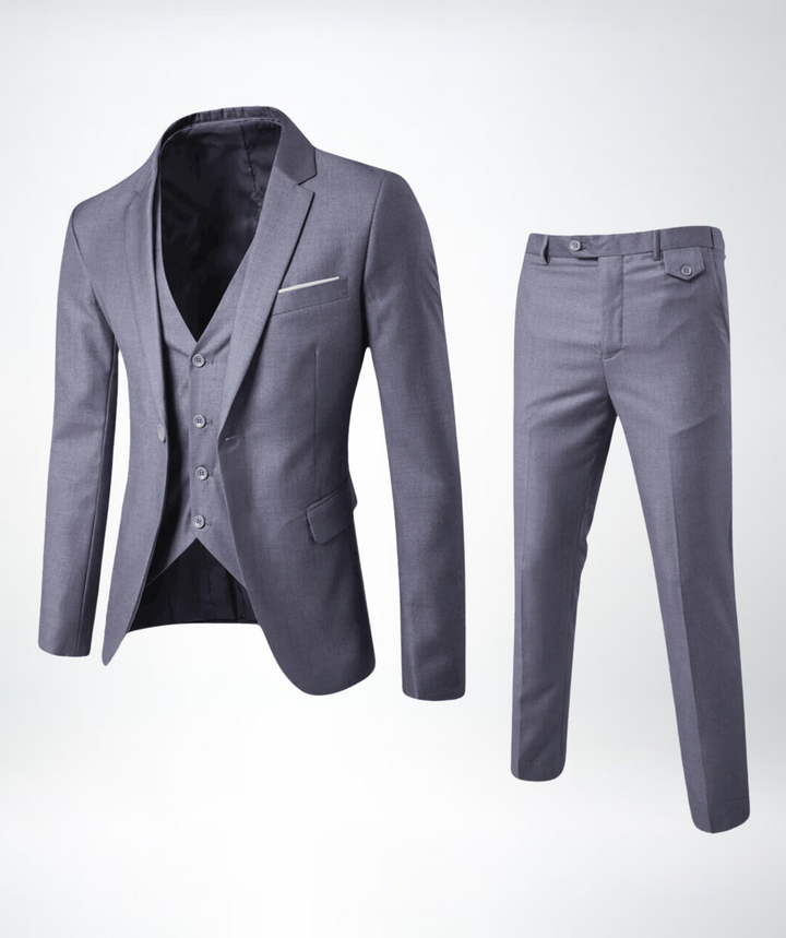 Elegant klassisk kostym för herrar i skräddarsydd stil och slim fit