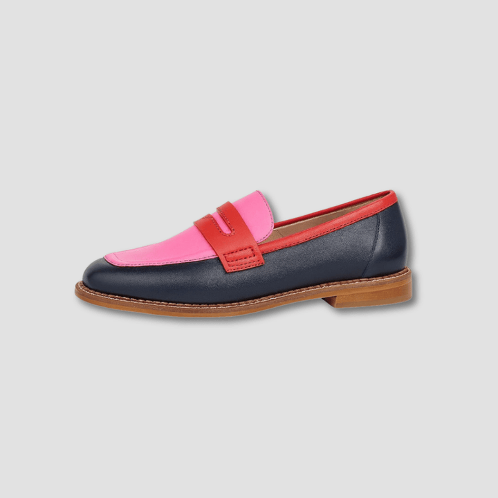 Färgstarka damloafers i snygg design för vardag och fest