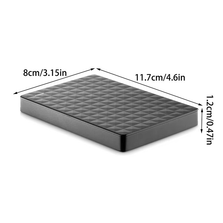 USB 3.0 portabel hårddisk 8 TB med snabb dataöverföring för dator