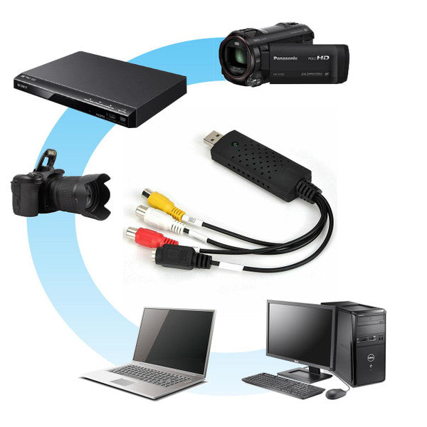 Elektronisk USB 2.0 video capture adapter för överföring av analog film