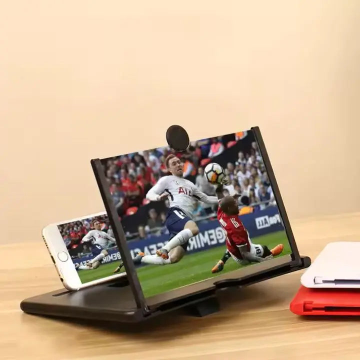 Vit mobilskärm förstorare för bekväm filmvisning och läsning på telefonen