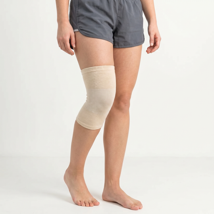 Bekvämt och ergonomiskt knästöd i flexodematerial för optimal avlastning