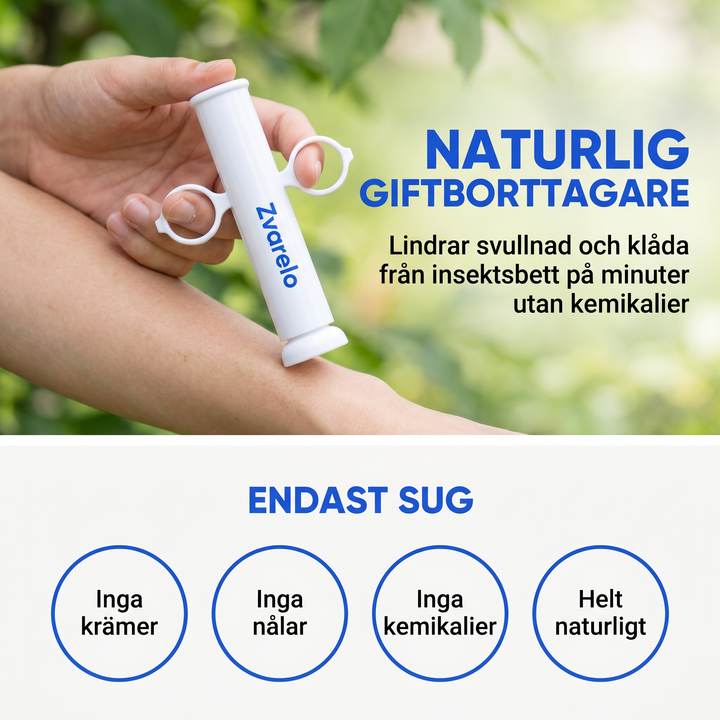 Kompakt sugpenna för bett från insekst stoppar effektivt klåda och svullnad
