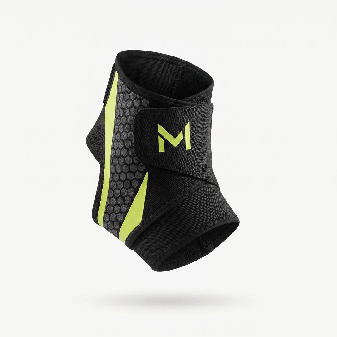 Flexibelt fotledsstöd som ger stöd vid sport och vardagsrörelse