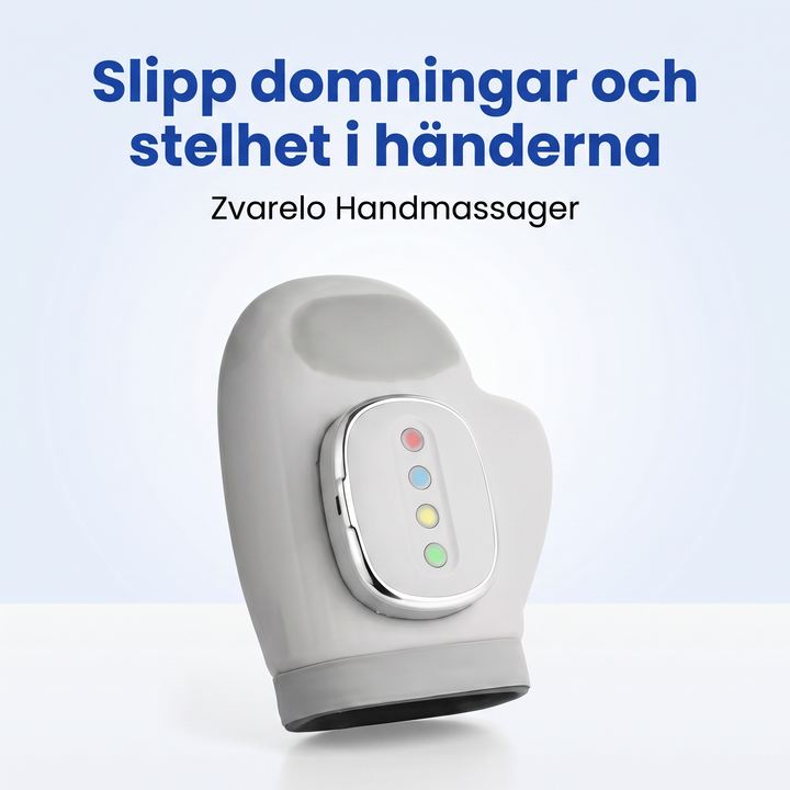 Trådlös handmassager med värme för lindring vid artrit