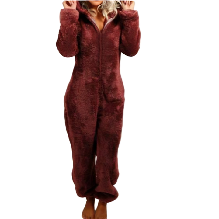 Bild från produktskiss som visar passformen på dam jumpsuit
