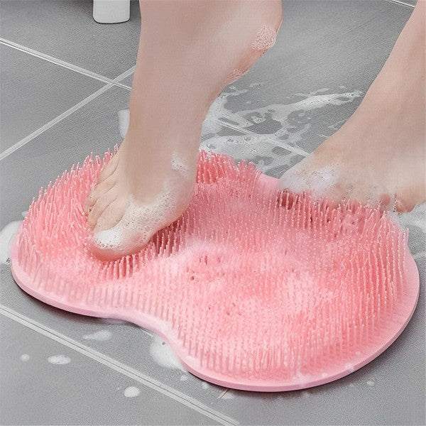Ergonomisk duschborste för kroppsvård och massage