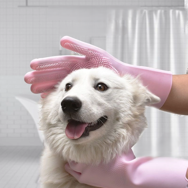 Tvätthandskar för Hund & Katt – Effektiv Pälsvård & Massage