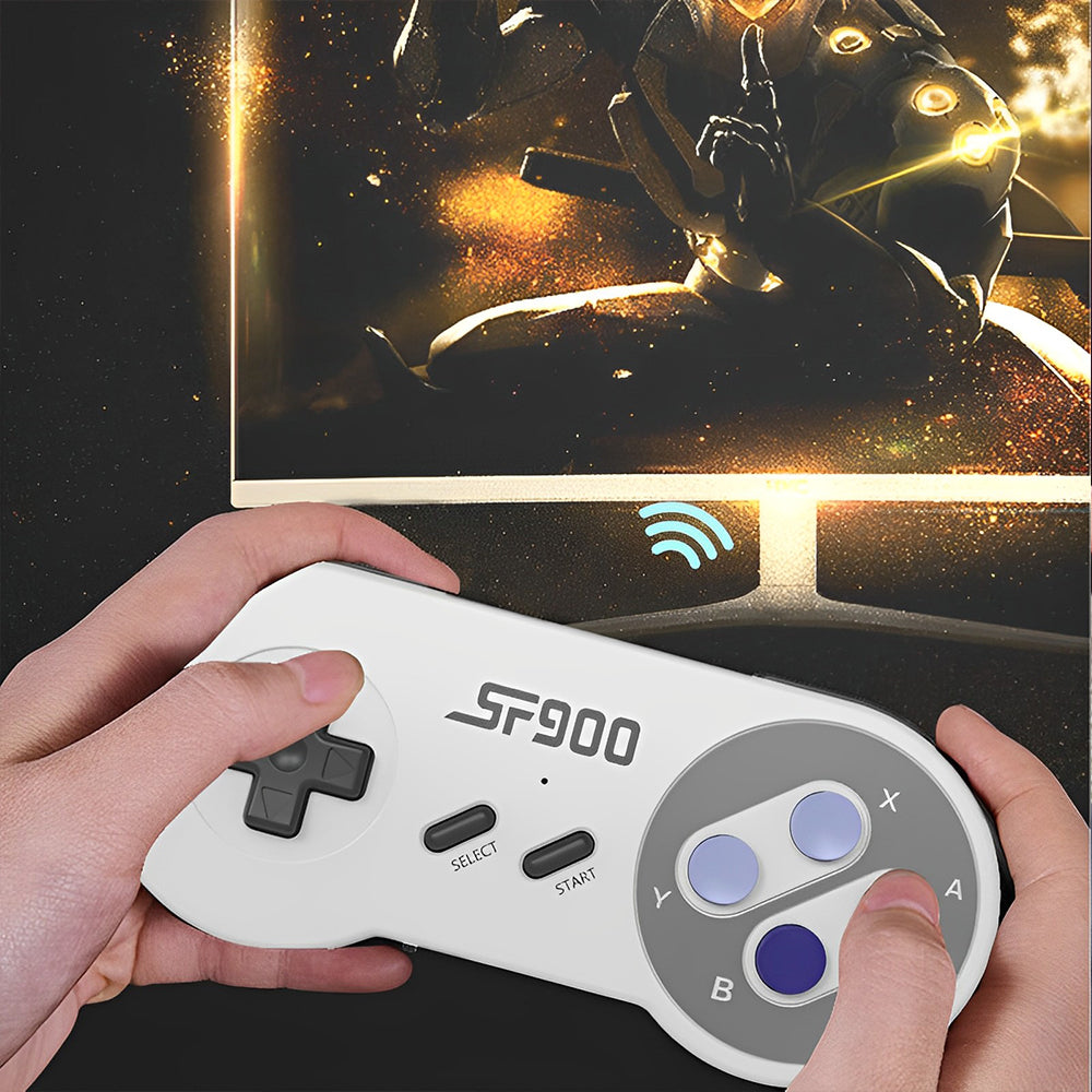 Alla medföljande delar till den trådlösa spelkonsolen med hdmi