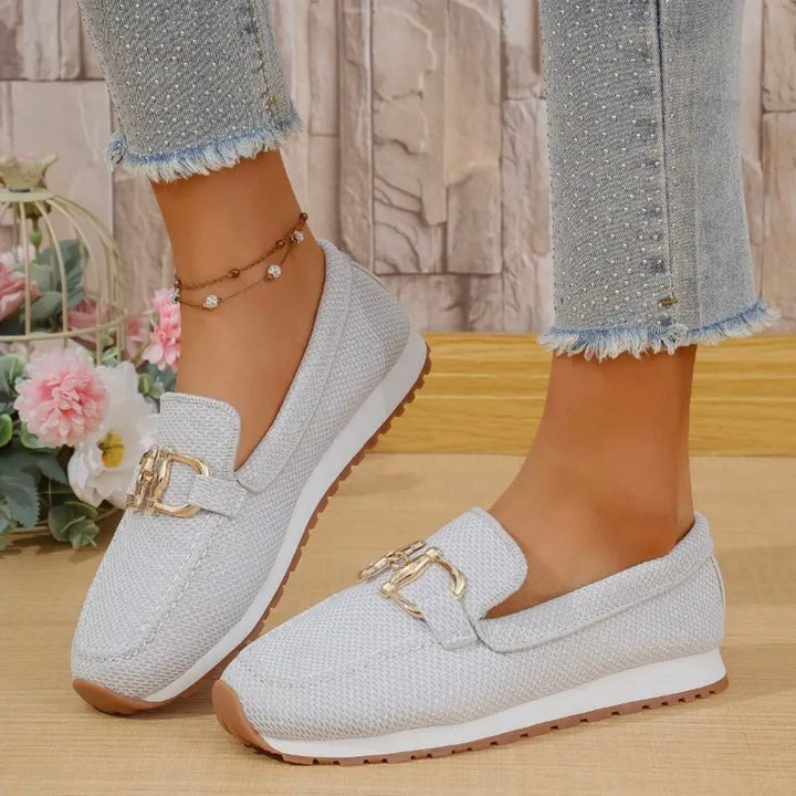 Bekväma sneakers för dam med stötdämpande sula och bra fotstöd