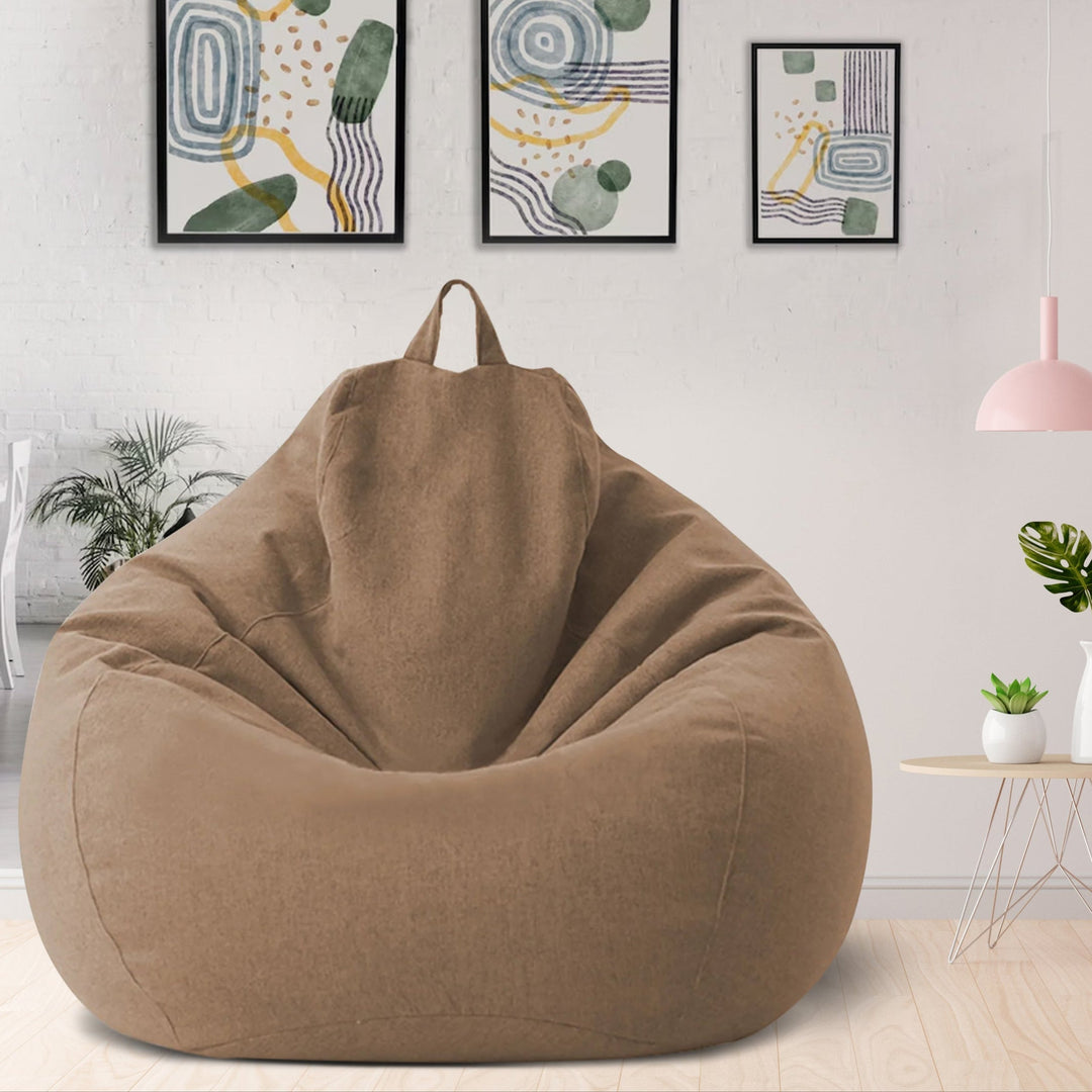 Mysig sittpuff med avtagbart överdrag för vardagsrum och sovrum