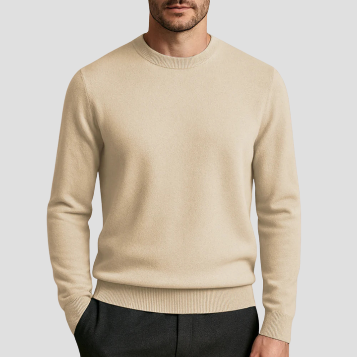 Snygg herrmode tröja i klassisk modell med rund hals [[lstfy-media:7]]