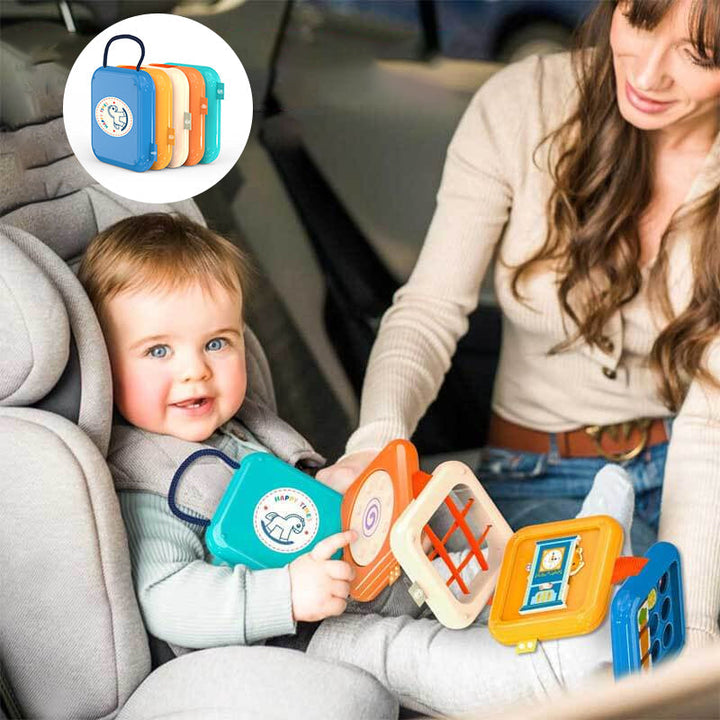 Multifunktionell Montessori aktivitetsleksak för barns finmotorik