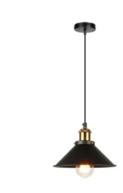Modern LED lampa med industriell känsla i snygg miljö