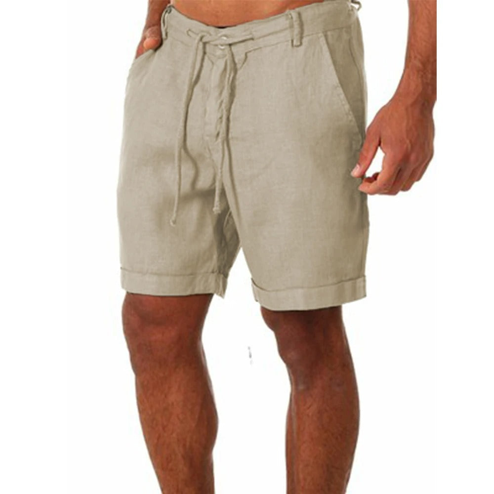 Baksida av bekväma strandshorts för herr i sommar