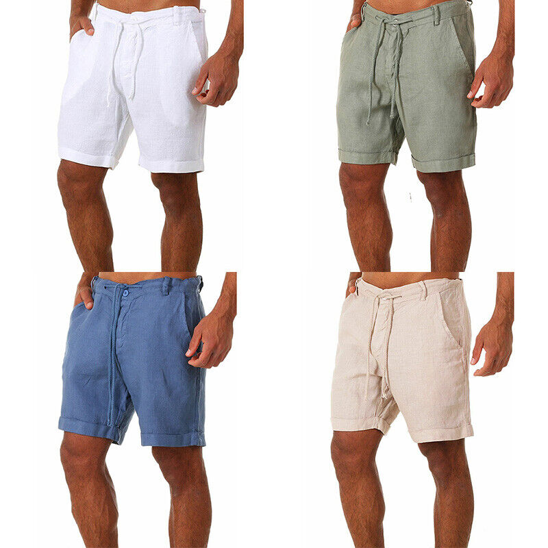 Vikta lediga shorts för män i trendig färg för säsongen